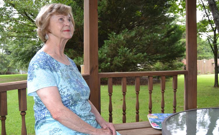 Sandra Bruce battled colon cancer in 2010. When she was going through chemotherapy, her husband Johnny asked what he could do to brighten her day. Her response was she always wanted a gazebo, which he proudly built for her. If she’s not all over Hart County helping others, Sandra can be found sitting in her beloved gazebo and enjoying the scenery from her immaculate yard, or at her kitchen table in front of the big bay window watching the hummingbirds.