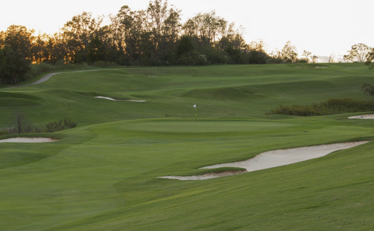 The golf course at Cateechee is shown.