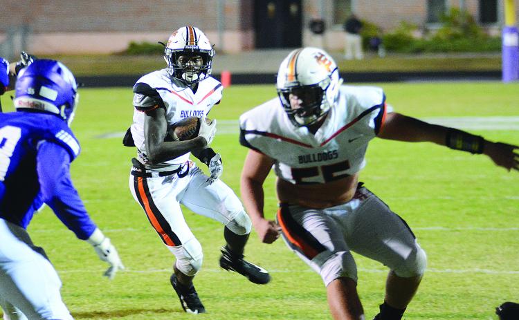 Sunshot from file — Malachi Thomas finds running room during a game earlier this season.