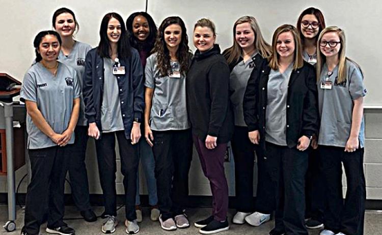 Photo submitted - A group of nursing students at Hart College and Career Academy recently became Certified Nursing Assistants.