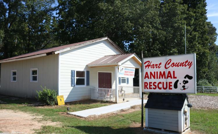 Sunshot by Grayson Williams The new Hart County Animal Rescue building is coming together on Anderson Highway.