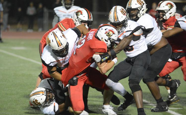 Hart County fell short by just one point to GAC in the 2019 AAA state playoff quarterfinals where the two teams battled it out in a 17-16 showdown in Norcross.