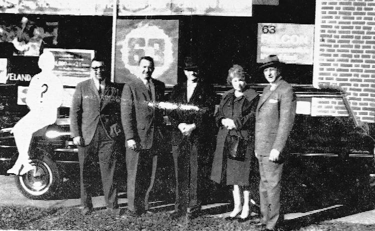 The Hartwell Sun gave away a Ford Falcon station wagon in 1962.