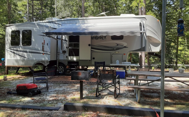 Photo submitted — A campsite at Payne's Creek Campground.