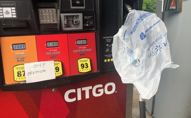 Grayson Williams/The Hartwell Sun Like many gas stations around Hartwell, the Howell Street Citgo was out of gas on Tuesday, May 11.