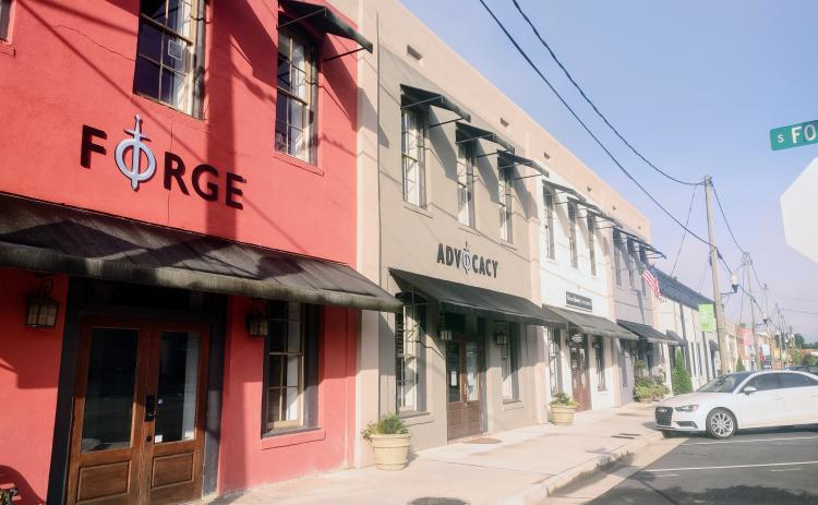 Dan Hunt/The Hartwell Sun Pictured is the corner of Depot Street, much of which was recently updated with the City of Hartwell’s direction.