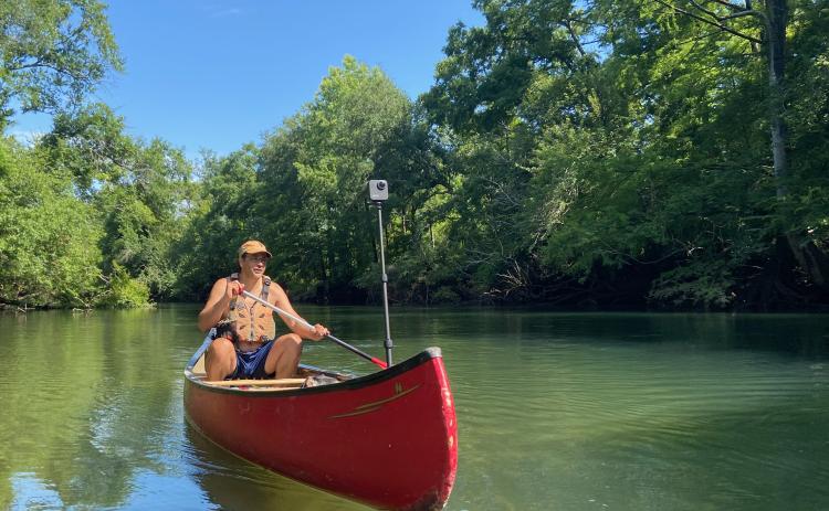 Photo submitted - River explorers, like the man pictured above, will soon have advanced Google imaging for river networks.