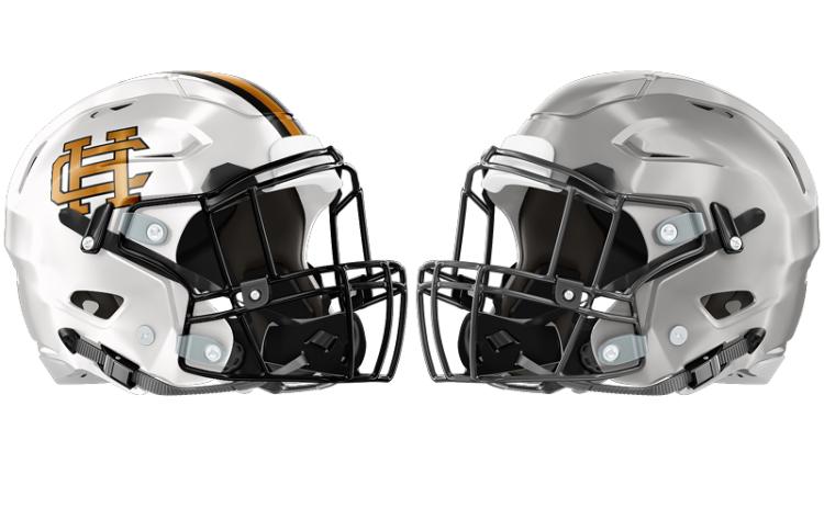 Hart and East Jackson helmets.