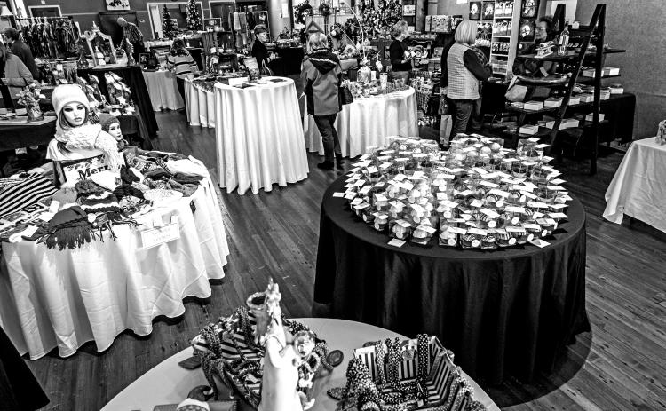 The annual Mistletoe Market at the Hartwell Art Center, held Thursdays through Sundays until Dec. 11.