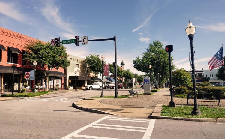 Downtown Hartwell.