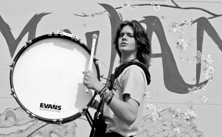 In addition to his academic prowess, McDowell is also first bass and captain of the Hart County Marching Band.