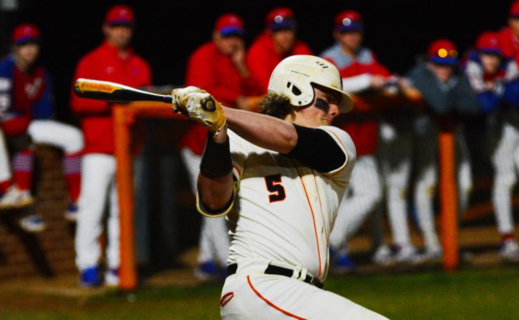 Peyton Powell hits a grand slam for Hart to take the 17-15 lead over Jefferson in the bottom of the sixth inning.