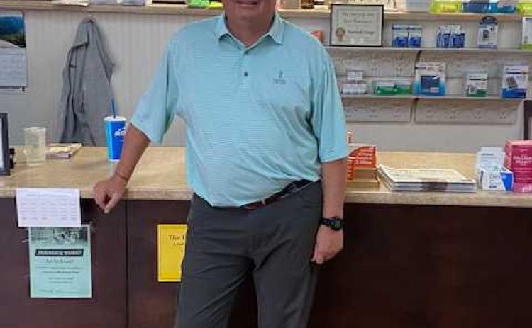 Hartwell Drugs pharmacist Bill Rogers.