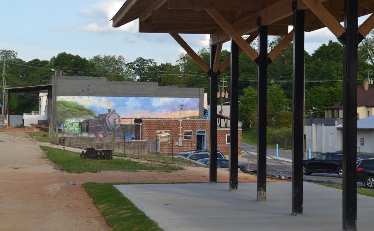 A current look at Railroad Street Park, which will host its first major community event next weekend.