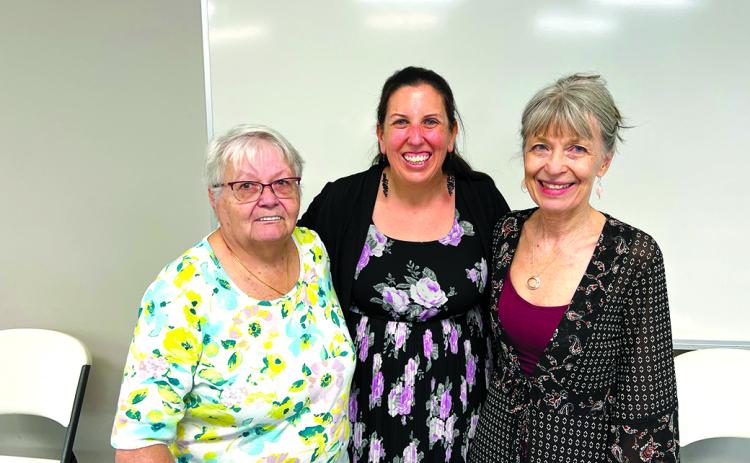 The Connie Mack Bowers Memorial Team, pictured left, won another Hart County Spelling Bee at the Adult Learning Center on April 28. From left to right is Kathy Gumbert, Jennifer Hanna and Julie Lassiter.