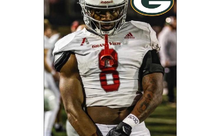 Anthony Turner played wide receiver at Grand View University last season.