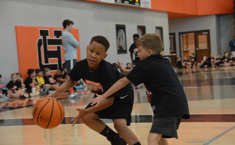 137 kids attended the annual basketball camp hosted at Hart County High School