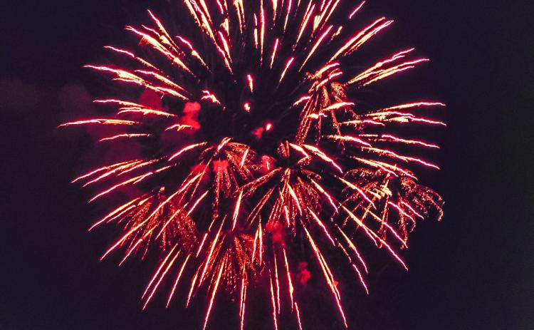 Scenes from the 2021 Hartwell Pre-Fourth Festival’s fireworks show.