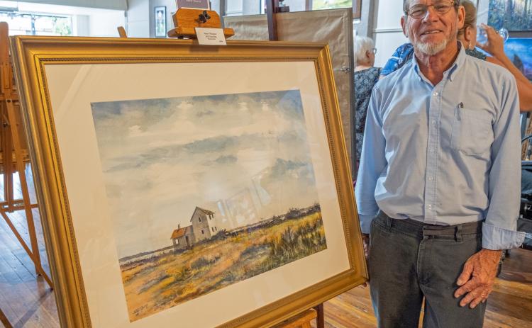 Stan O’Bannon was one of the artists given a merit award for his works "Still Standing."