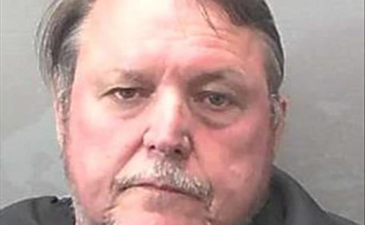 Hart Co. Commissioner Ricky Carter after his March 19 arrest.
