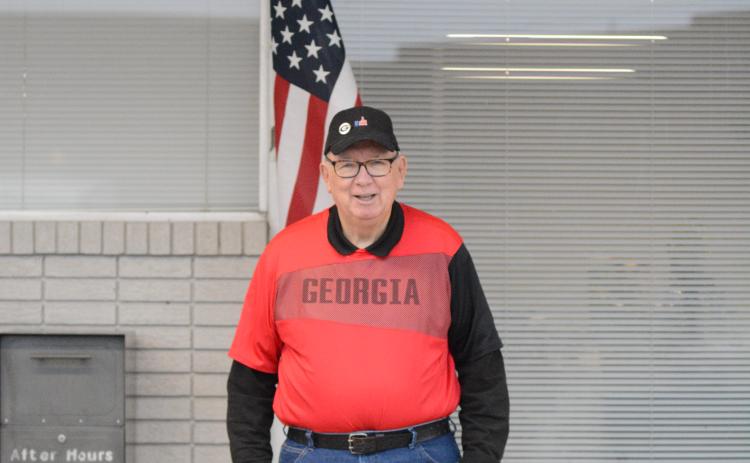 James Moore Sr. outside of The Hartwell Sun.