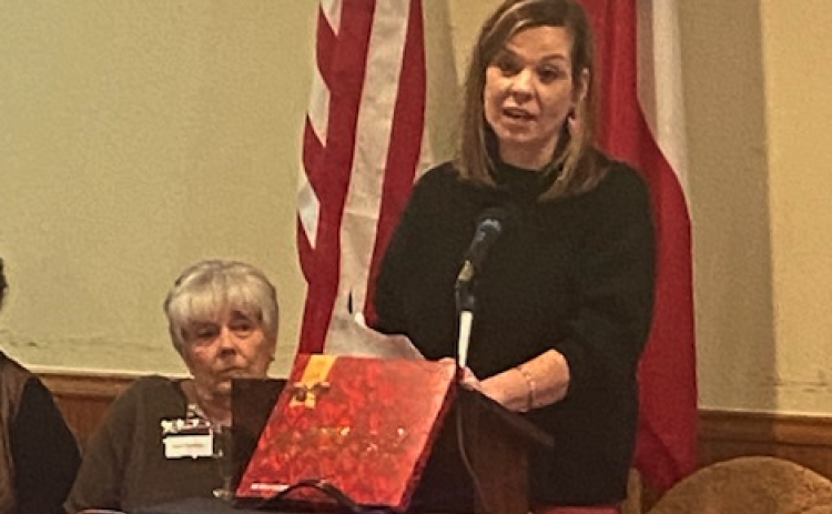 Dr. Jacqueline Brock, Principal of Hart County Middle School was one of the speakers at the HCREA Meeting in February.