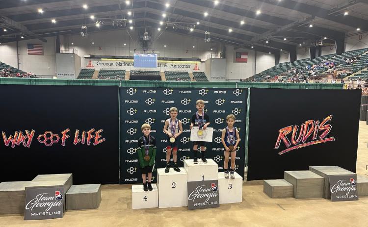 Taking the 8U Georgia State Wrestling Championship is Knox Payne.