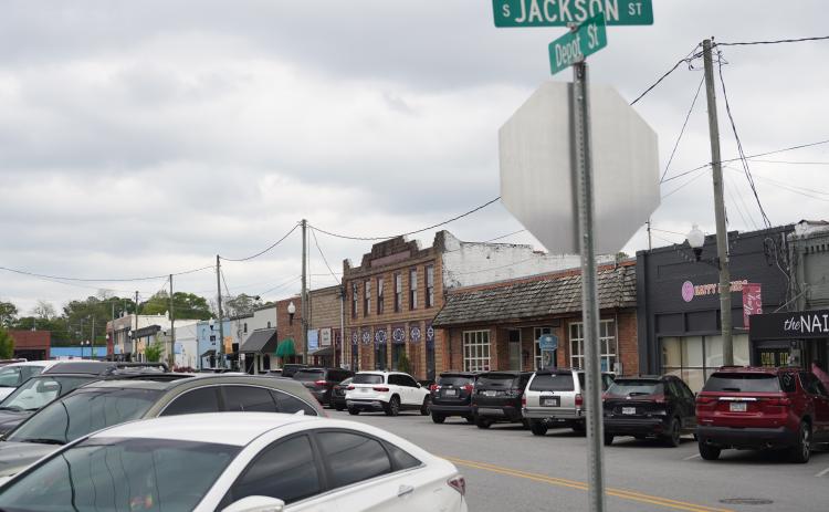 Buildings on Depot Street are set to receive new lights, set across the top of the buildings, to replace older lights that have been obsolete for the last couple of years. The city council approved $55,000 to be spent on the lights and installation during Monday’s meeting.