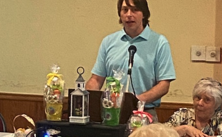 The Hart County Retired Educators had meetings in March and April. The guest speakers were Brooks Mewborn and Dr. Daniel Gordon (pictured left).