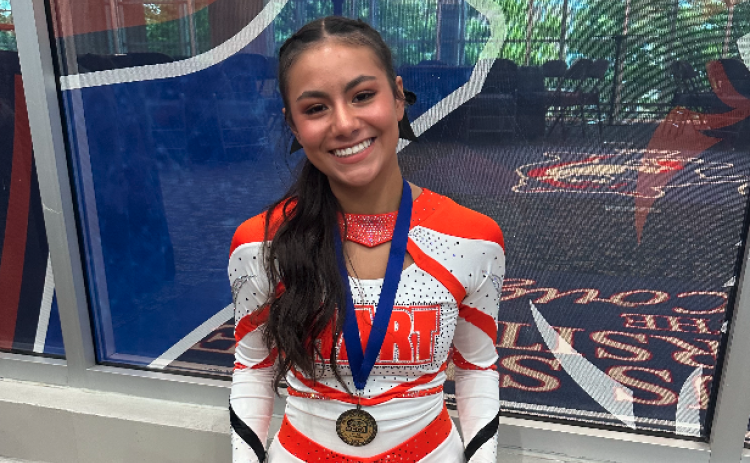 Senior Hart County High School competition cheerleader McKinley Ivester made the top 16 for cheerleader of the year, and also earned a spot on the All-State Cheerleading Team for Class A through AAAA. She also earned a scholarship for making the top 16.