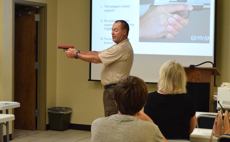 Captain Wayne Hinson, along with a host of other instructors with years of experience, have taught the citizens firearms class for the last 10 years.