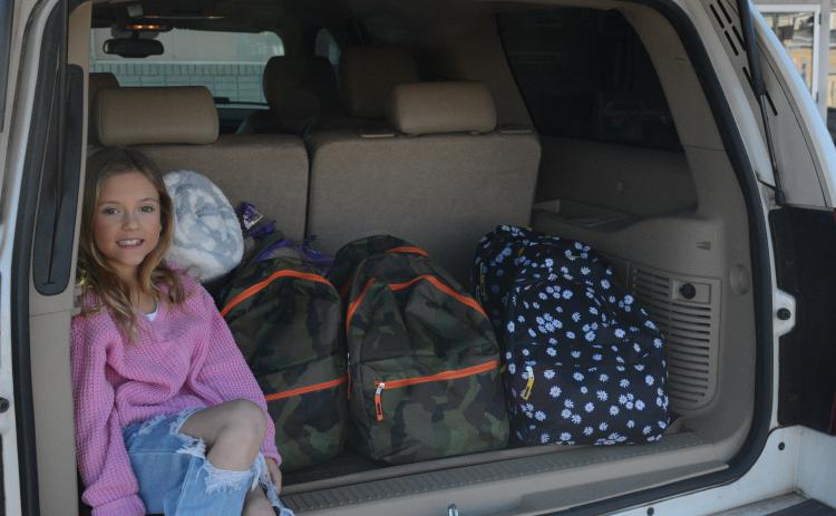 Eight-year-old Aaliyah Martin said she wanted to use her Christmas to help those in need in our local community. Martin’s goal is to make 20 backpacks filled with blankets and toiletry items to help the homeless