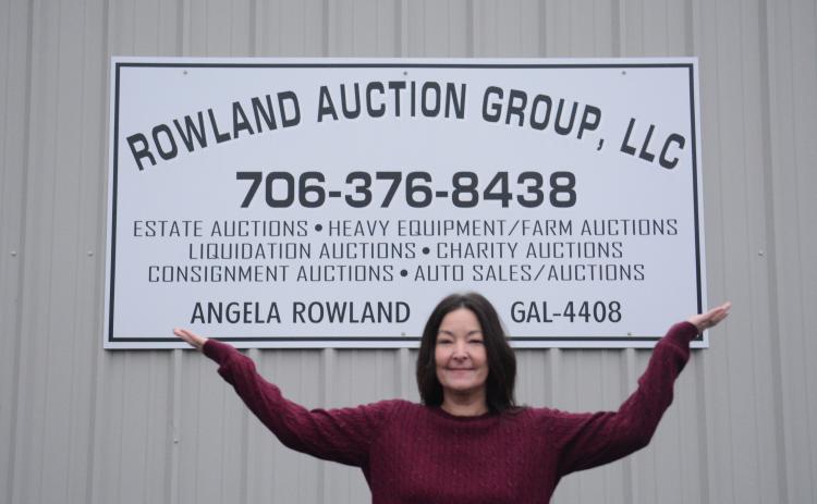 Angie Rowland of Rowland Auction Group.