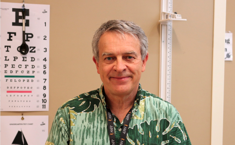 Dr. John M. Baker of AnMed Health talks rising flu cases.
