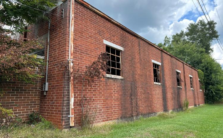 The gymnasium in the Rome area, which the revitalization executive committee hopes to restore. The future role of the building will be decided after more progress is made on housing renovations.