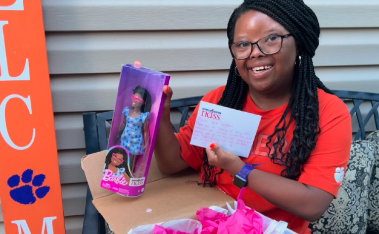 Taylor Freeman, a 21-year-old college student from Clemson helped create the first Black Barbie with Down syndrome.