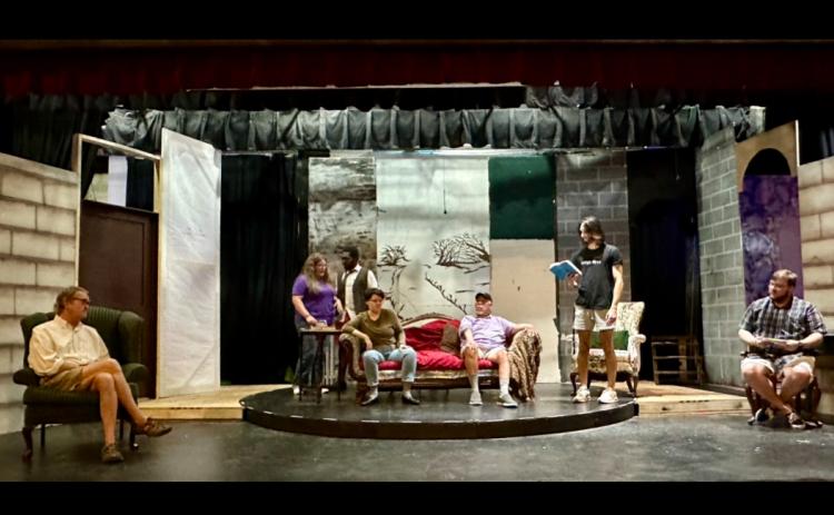 Pictured above:The cast of Agatha Christie’s The Mousetrap. The performance will open at the Hart County Community Theatre Sept. 20 an runs through Oct. 6.