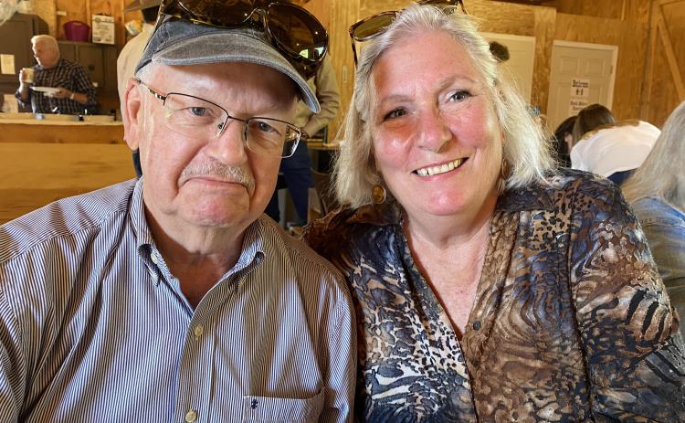 A very likeable surprise was meeting Doug and Terry Dent at Branded Cowboy Church. Doug’s sister, Marie, and I were high school classmates.