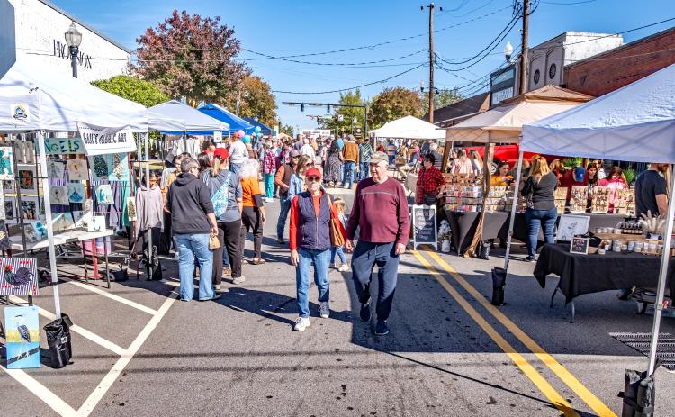 The scene on Carolina St. during the 2022 Depot Days.