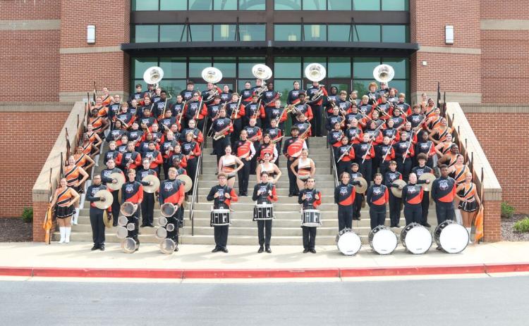 The 2024 Hart County Bulldog Marching Band.