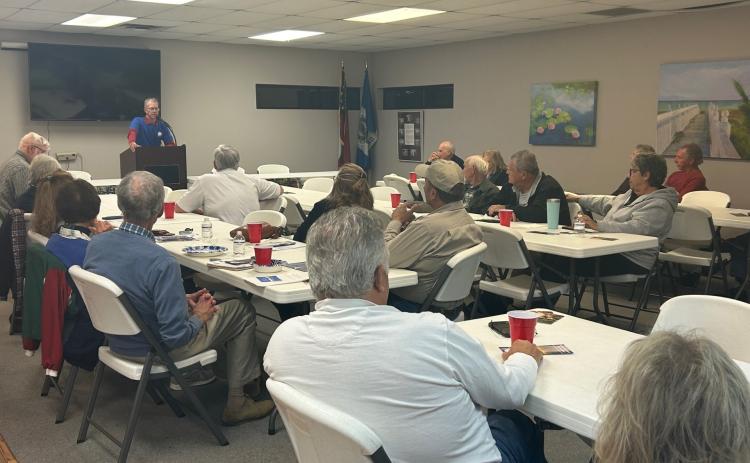 A great crowd was on hand for the Lake Hartwell Association’s annual meeting at Hartwell’s Adult Learning Center.