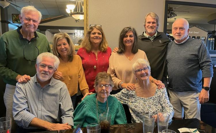 Columnist Greg Cullum (seated far left) attended a family reunion lunch following a trip to Greenville’s Costco.