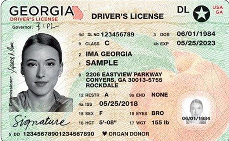 Photos submitted by Georgia DDS The Georgia Department of Driver Services (DDS) is reminding customers that if they have a gold star (below) or a black star (above) in the upper right corner of their Georgia driver’s license or ID card, they have a REAL ID.