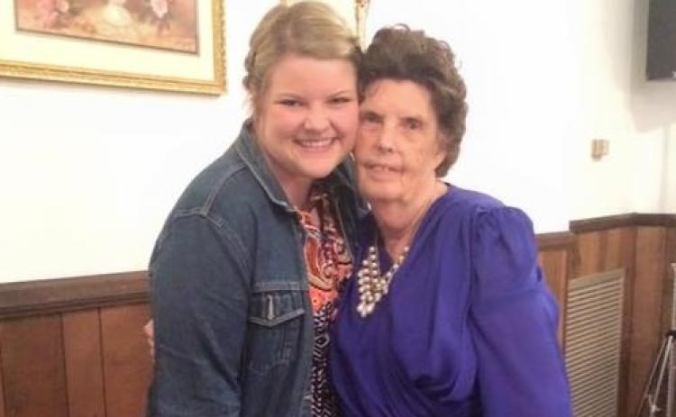 Granny Trina, my namesake, and I took this picture 10 years ago while I was a senior in high school. At 80 then, and at 90 now, she’s retained her natural dark hair color – something I hope to get from her as well! (Submitted by Rose Scoggins)