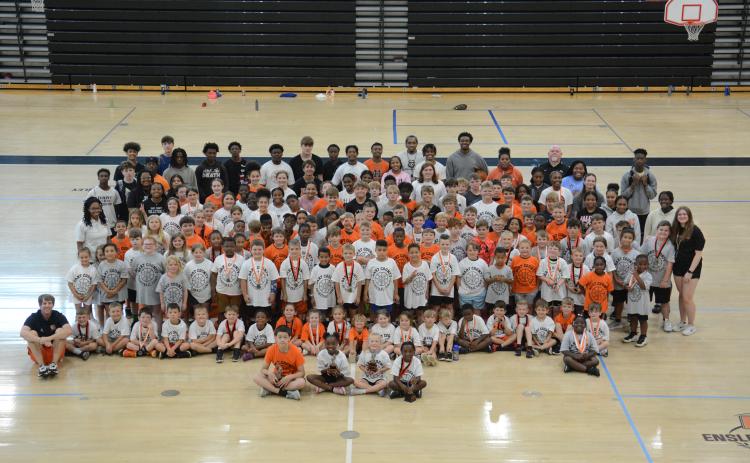 Over 130 campers participated in the annual Hart County Youth Basketball Camp May 27-29. (Photo/Benjamin London)