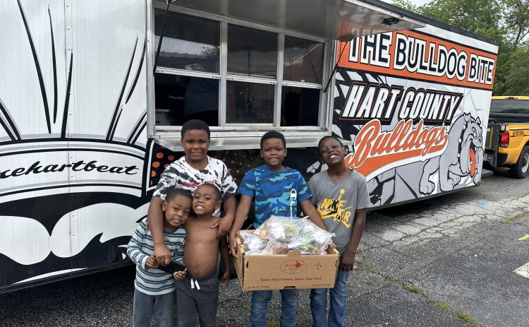The Hart County Charter System’s Summer Meal Program will run today, June 12 and again on Mondays, Tuesdays and Thursdays from July 7-16. On-site service is available June 16-27. (Photo submitted by Grayson Williams)