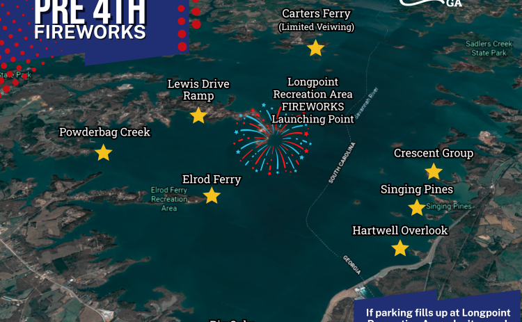 Where to watch Hartwell's annual Pre-4th fireworks