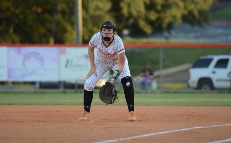 Softball’s senior infielder Kinsley Duncan earns Athlete of the Week. (Photo by Benjamin London)