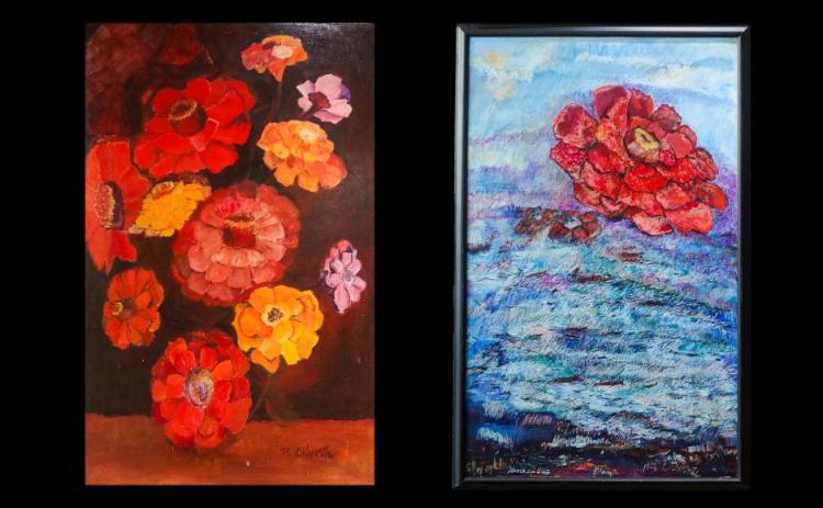 "The Mother" (left) and "Hope" (right) by Mary Dilworth (Photos submitted by Neumann)