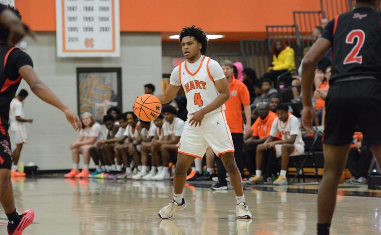 Boys basketball’s junior guard Marquez Goss earns Athlete of the Week. (Photo by Benjamin London)
